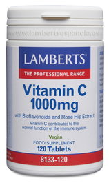 LAMBERTS Vitamine C 1000 mg avec Bioflavonoïdes et Églantier