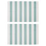 Vinthera Set de 2 sets de table Okapi en coton 33x45 cm Bicolor