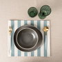 Vinthera Set de 2 sets de table Okapi en coton 33x45 cm Bicolor
