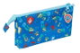 Safta Portatodo Tripel - Porte-tout pour enfants motif Pat'Patrouille, 22 x 12 x 3 cm, produit en espagnol, à partir de 3 ans