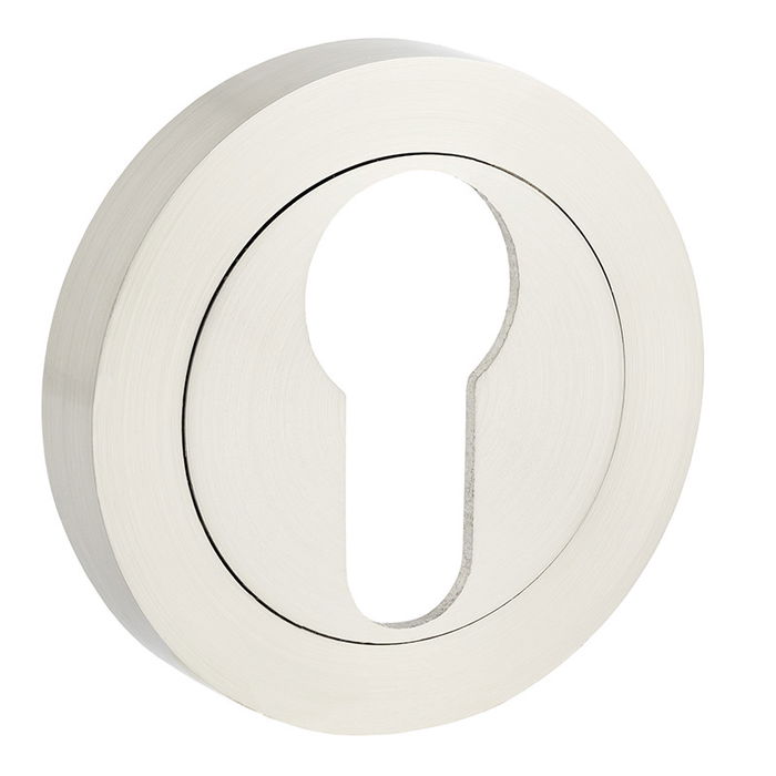 HERRAJES ALK Serrure Yale R Ø50 Aluminium Nickel Brossé Noir Mat HERRAJES ALK Serrure Yale R Ø50 Aluminium Nickel Brossé Noir Mat