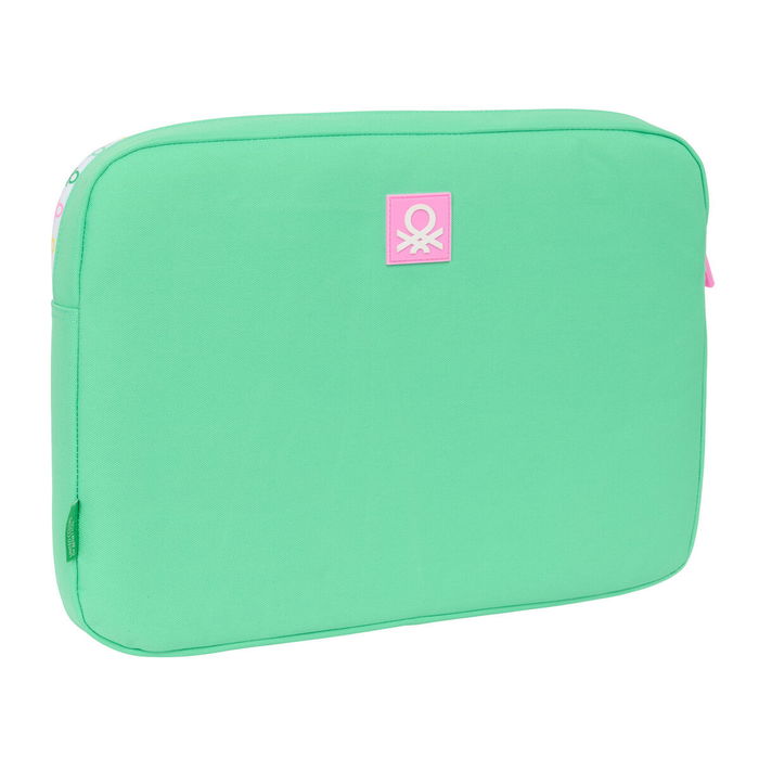 Housse d'ordinateur portable Benetton Mint Vert 15,6'' 39,5 x 27,5 x 3,5 cm Housse d'ordinateur portable Benetton Mint Vert 15,6'' 39,5 x 27,5 x 3,5 cm