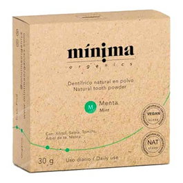 MINIMA ORGANICS Dentifrice en poudre menthe