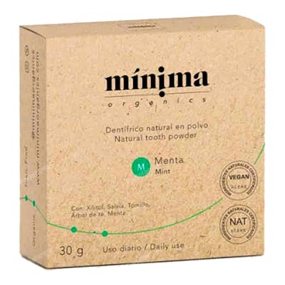 MINIMA ORGANICS Dentifrice en poudre menthe MINIMA ORGANICS Dentifrice en poudre menthe