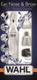 Wahl 5545-2416 - Tondeuse et coupe-poils hygiénique pour nez, oreilles, sourcils et corps - 3 têtes interchangeables - Ergonomique et lavable