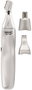Wahl 5545-2416 - Tondeuse et coupe-poils hygiénique pour nez, oreilles, sourcils et corps - 3 têtes interchangeables - Ergonomique et lavable