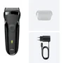 Braun Series 3 300s - Rasoir électrique homme étanche avec tondeuse - 30 min d'autonomie - Noir