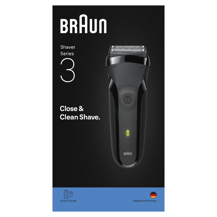Braun Rasoir électrique Série 3 300s - Noir Braun Rasoir électrique Série 3 300s - Noir