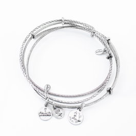 Alex And Ani Bracelet Basic Set3 AC Gris