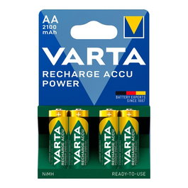 Varta HR6 Pile rechargeable Accu Power AA 2100 mAh Ni-MH 1,2 V Blister 4 unités Ø14,5 x 50,5 mm