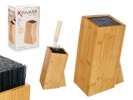 Kinvara Tacoma Bambu Boîte de Rangement Naturelle 15x24.5x10 cm (Set de 6)