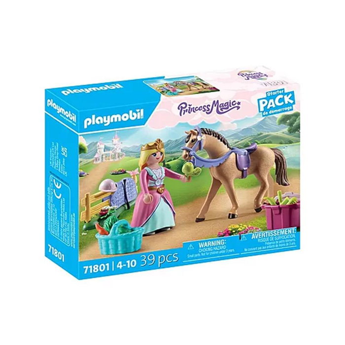Playmobil Starter Pack Princesse avec cheval et accessoires 71801 Playmobil Starter Pack Princesse avec cheval et accessoires 71801