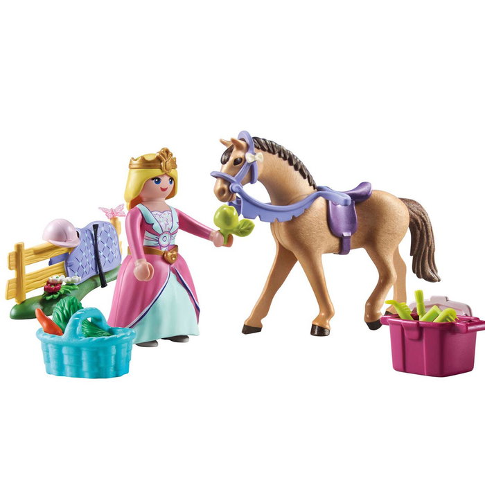 Playmobil Starter Pack Princesse avec cheval et accessoires 71801 Playmobil Starter Pack Princesse avec cheval et accessoires 71801
