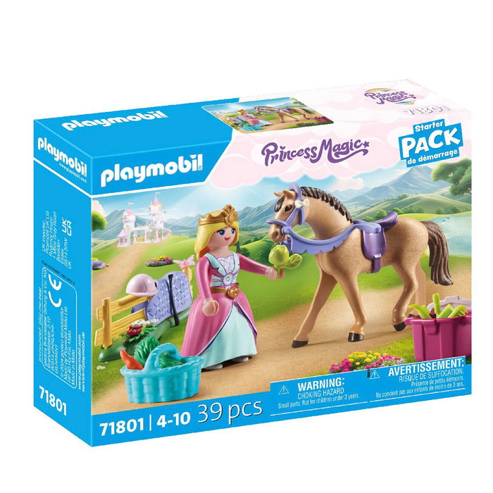 Playmobil Starter Pack Princesse avec cheval et accessoires 71801 Playmobil Starter Pack Princesse avec cheval et accessoires 71801
