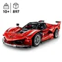 LEGO Technic 42212 Ferrari FXX K Jeu de Construction 897 Pièces, Modèle Réduit Réaliste avec Portes Élytres et Moteur V12, Pour Enfants dès 10 Ans