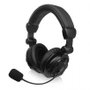 Ewent EW3564 Casque Stéréo Filaire Pliable avec Microphone et Contrôle du Volume pour PC