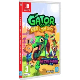 Just For Games Lil Gator Game - Gator of the Year Edition - Jeu d'Aventure Familial et Bienveillant pour Nintendo Switch