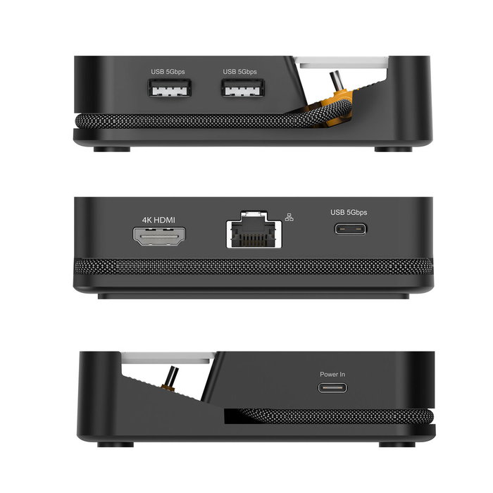 Hub USB j5create JCD624-N Noir Gris