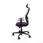 Chaise de Bureau avec Appui-tête Piqueras y Crespo 1D036N2 Violet