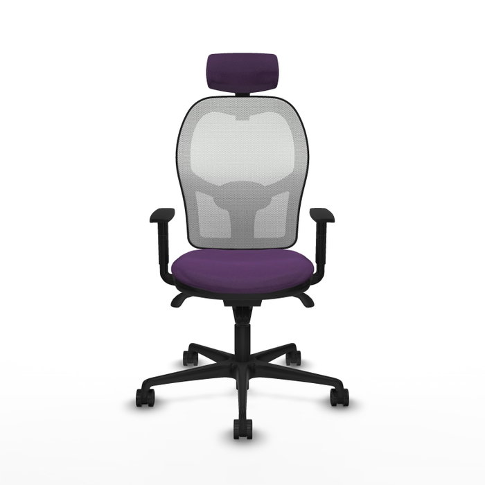 Chaise de Bureau avec Appui-tête Piqueras y Crespo 1D036N2 Violet