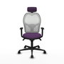 Chaise de Bureau avec Appui-tête Piqueras y Crespo 1D036N2 Violet