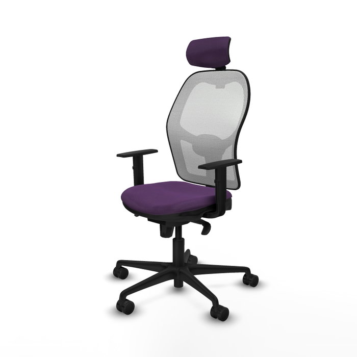 Chaise de Bureau avec Appui-tête Piqueras y Crespo 1D036N2 Violet