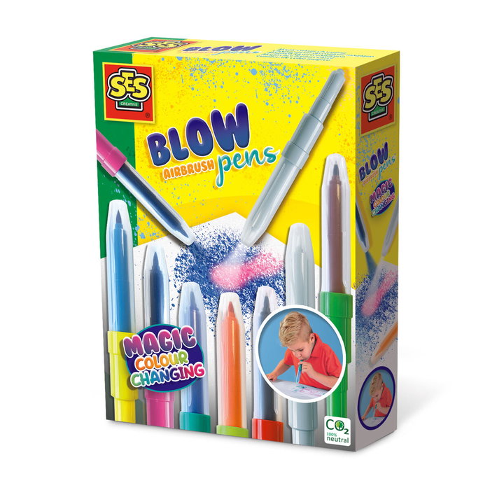 SES Creative Blow Airbrush Pens - Multicolore
