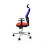 Piqueras y Crespo Jorquera Chaise de Bureau avec Appui-tête Orange Foncé