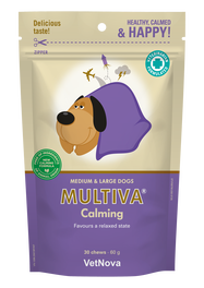 Vetnova MULTIVA CALMING DOG MEDIUM & LARGE 30CHEWS