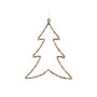 Décorations de Noël Lumineo Doré Métal 34 x 46 cm