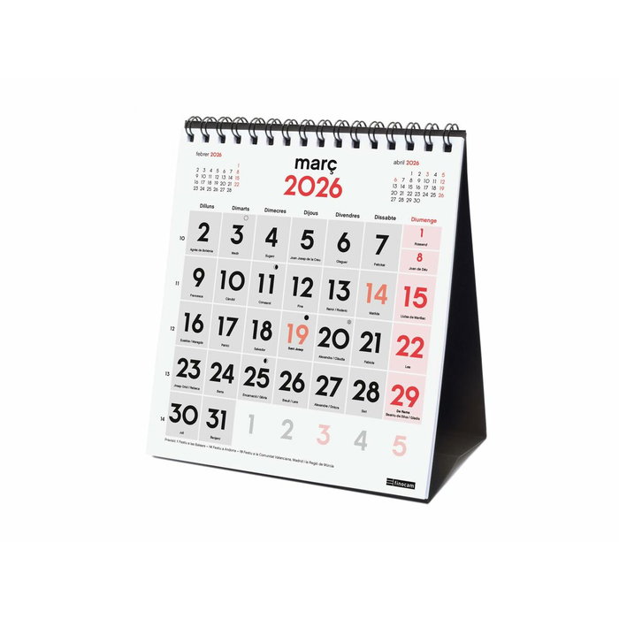 Calendrier de bureau Finocam Papier 14 x 15 cm