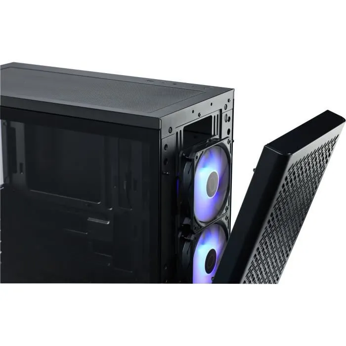 Cooler Master E502-KGNN-S00 - Boîtier PC Gaming Moyen Tour Elite 502 - Compatible ATX, Micro-ATX et Mini-ITX - Panneau Latéral Verre