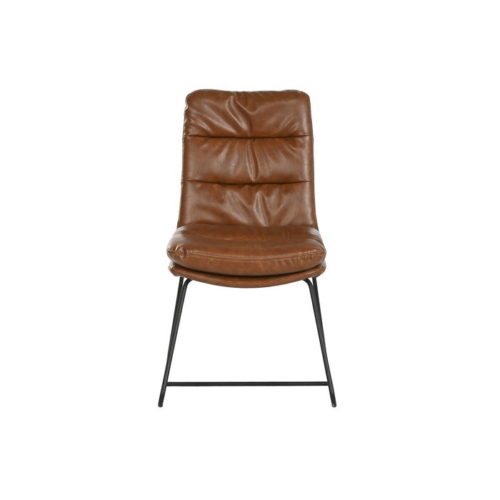 Chaise de Salle à Manger Home ESPRIT Cuir synthétoqie Métal 71 x 49 x 90 cm Chaise de Salle à Manger Home ESPRIT Cuir synthétoqie Métal 71 x 49 x 90 cm