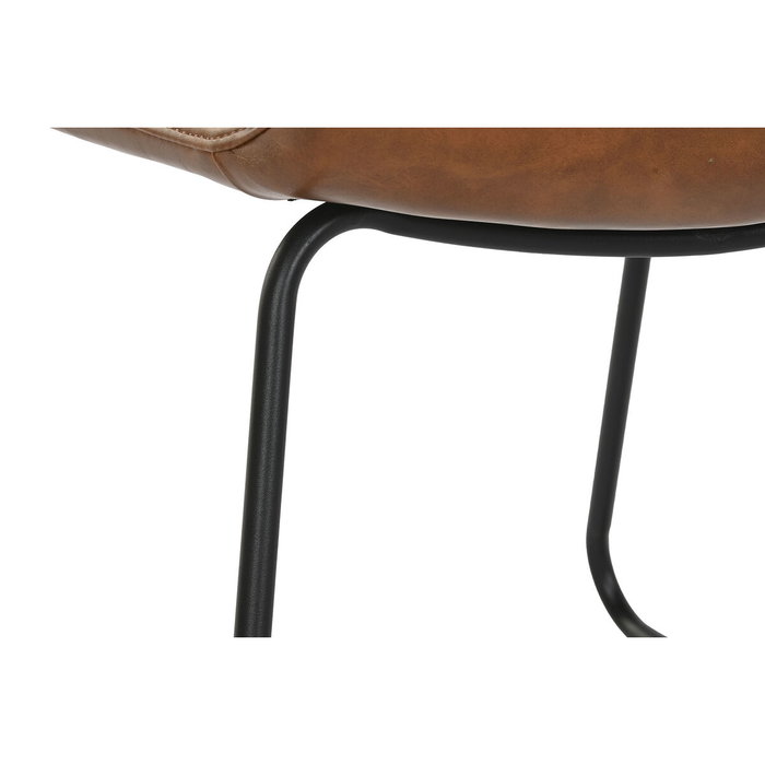 Chaise de Salle à Manger Home ESPRIT Cuir synthétoqie Métal 71 x 49 x 90 cm Chaise de Salle à Manger Home ESPRIT Cuir synthétoqie Métal 71 x 49 x 90 cm