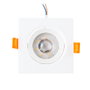 Spot Downlight LED 7W 630Lm 6000ºK Rectangulaire Inclinable Blanco Frío