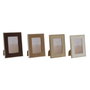 Home ESPRIT Lot de 4 cadres photo modernes en velours et verre, 16 x 2 x 21 cm