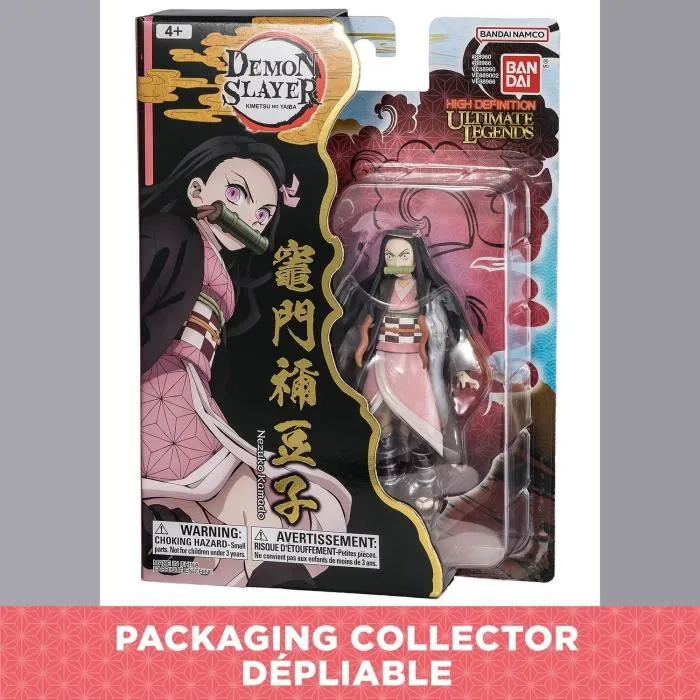 Bandai - Figurine articulée Ultimate Legends Demon Slayer - Kamado Nezuko - 12 cm - Figurine HD pour collection
