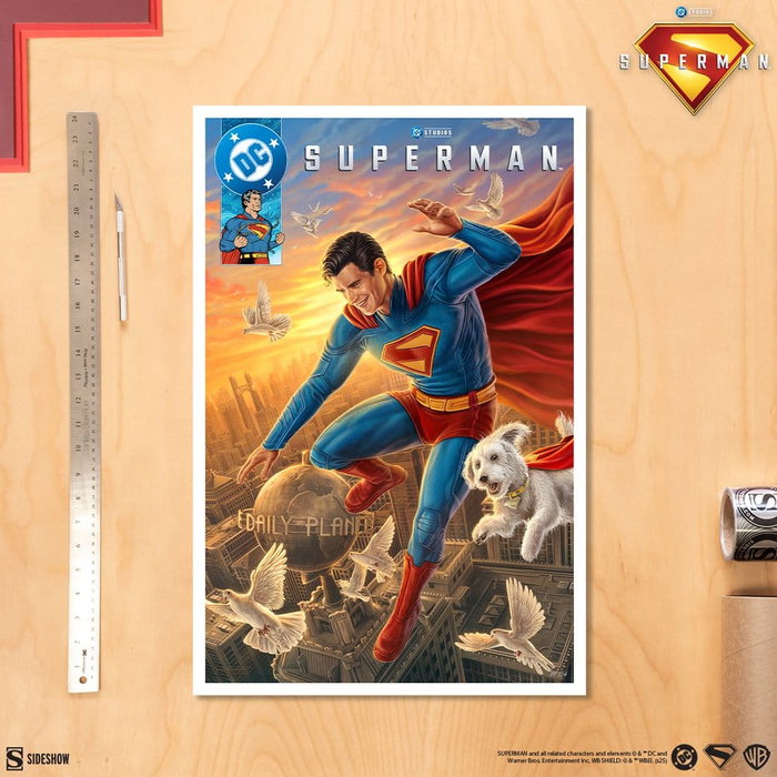 Sideshow Collectibles Superman (2025) DC Comics impression Art Print Superman: A Symbol of Hope 41 x 61 cm - non encadrée