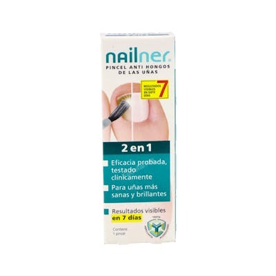 Nailner Brush 2 en 1 Antifongique 5 ml