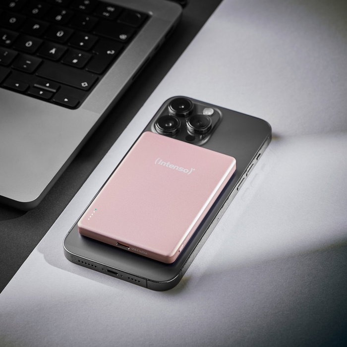 Intenso MW5000 MagSafe Powerbank Rosado