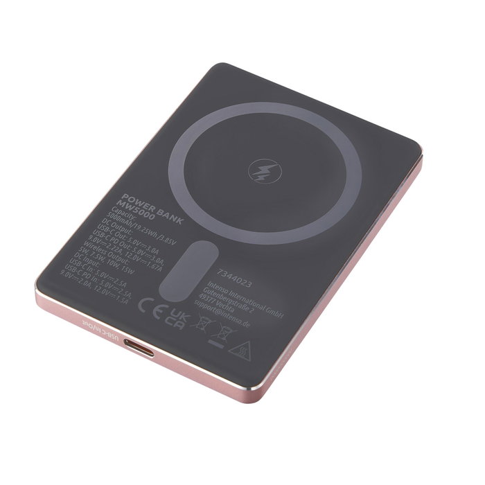 Intenso MW5000 MagSafe Powerbank Rosado
