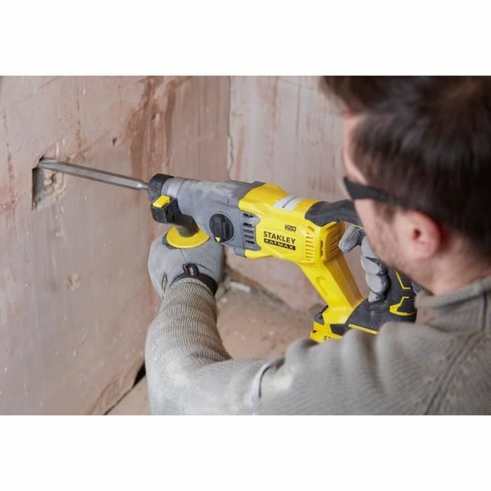 Stanley Fatmax SFMCH900M22-QW - Marteau perforateur Brushless 18V avec 2 batteries 4 Ah Stanley Fatmax SFMCH900M22-QW - Marteau perforateur Brushless 18V avec 2 batteries 4 Ah