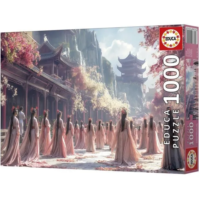 EDUCA - Puzzle Les Geishas 1000 pièces, 68 x 48 cm - À partir de 12 ans - Réf. Les Geishas