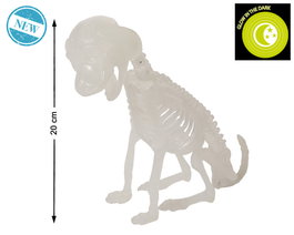 Atosa Chien Squelette Décoratif Brille dans le Noir