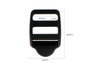 Innspiro Boucle de Blocage Rectangulaire en Plastique Noir 20,2 mm (Lot de 5)