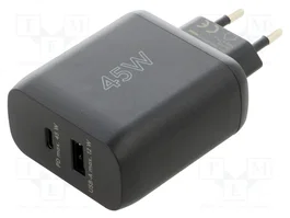 GOOBAY Chargeur USB GaN 45W noir