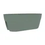 Eda Cavaliere OSAKA - Jardinière de balcon 19,5 L - 56 x 30,1 x 20,6 cm - Vert laurier avec système de fixation - Pot de fleur pour rambardes
