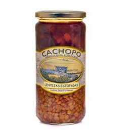 CACHOPO Lentejas estofadas 720gr. ECO