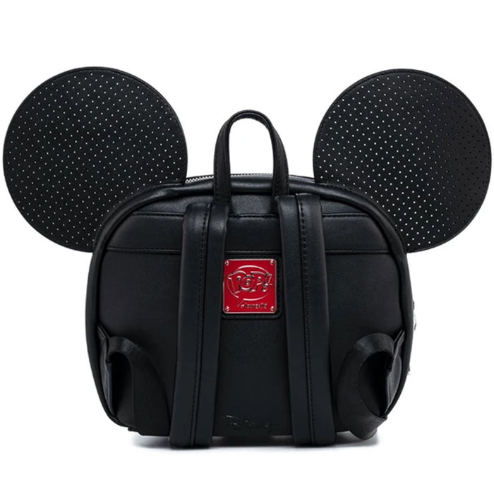 Loungefly Disney Mickey Mouse Sac à Dos Collectionneur avec Pin Exclusif en Cuir Végétalien