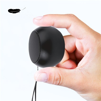 Elbe ALT-N70-TWS - Mini Enceinte Bluetooth 3W Noir, Compatible TWS pour Son Stéréo, Autonomie 4h, Compacte avec Fonction Selfie et Micro